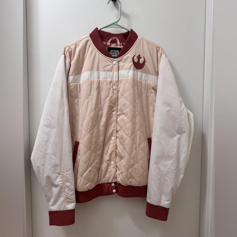 Heroes & Villians Built On Hope Bomber Jacket - Star Wars Princess Leia - XL